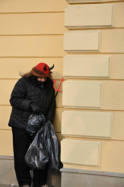 Św Mikołaj i dekorowanie miejskiej choinki _5