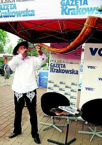 Krzysztof Trebunia Tutka był gościem naszej redakcji (FOT. HALINA KRACZYŃSKA)