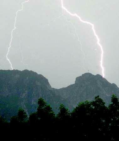 Giewont jest jednym z najniebezpieczniejszych miejsc w Tatrach w czasie burzy (FOT. GRZEGORZ SIKORA) 
