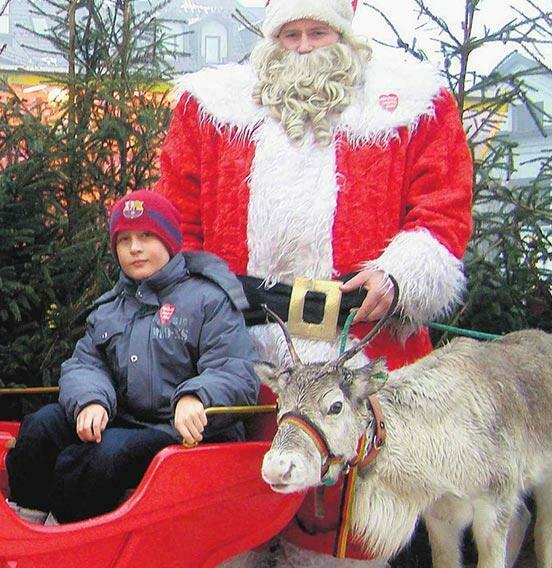 Renifery są wielką atrakcją Krupówek. Szczególnie dla małych dzieci