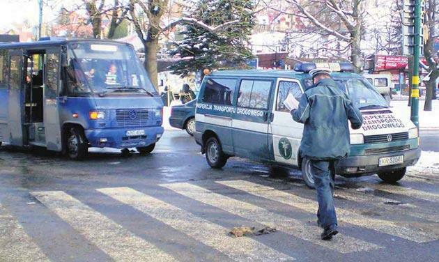 Kontrolerzy z Inspekcji Transportu Drogowego są częstymi gośćmi w Zakopanem