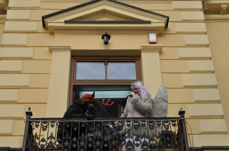 Św Mikołaj i dekorowanie miejskiej choinki _6