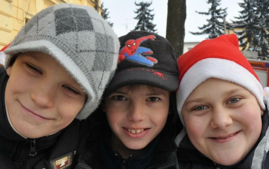 Św Mikołaj i dekorowanie miejskiej choinki _21