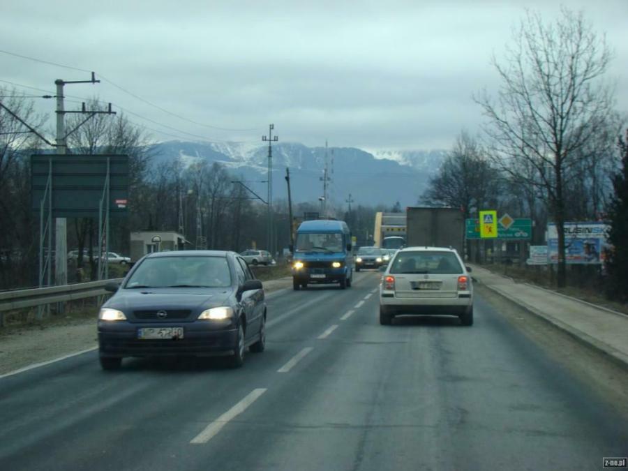 Korki na odcinku Poronin - Zakopane to codzienność.