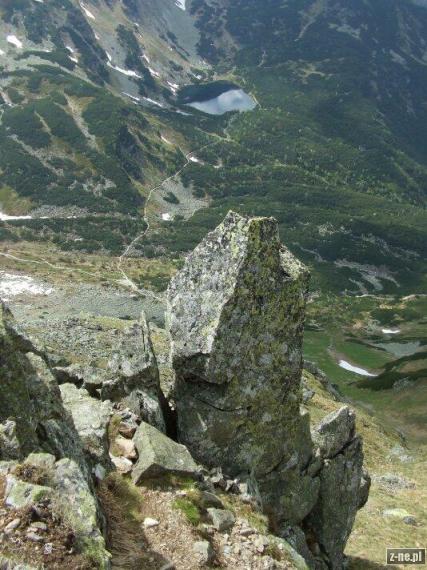 Z Jamnickeho sedla Prve_Velke Rohacske pleso